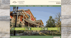 Desktop Screenshot of lecontecenter.com